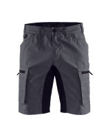 Service shorts with stretch panels Grey/Black...