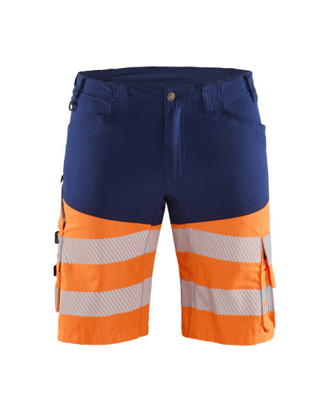 High Vis Shorts mit Stretch Marineblau/Orange (Blåkläder)