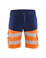 High Vis Shorts mit Stretch Marineblau/Orange...