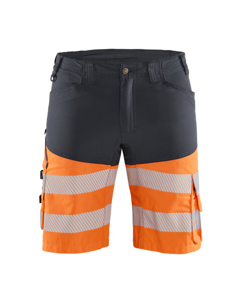 High Vis Shorts mit Stretch Mittelgrau/High Vis Orange (Blåkläder)
