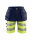 High Vis Shorts mit Stretch Marineblau/ High Vis Gelb (Blåkläder)