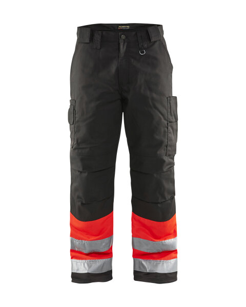 High Vis Arbeitshose High Vis Rot/Schwarz (Blåkläder)