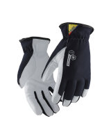 Work glove leather, winter lined WR Dark navy/White...