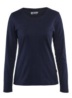 Damen Langarm T-Shirt Marineblau (Blåkläder)