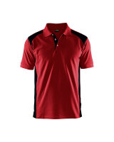 Polo Shirt Rot/Schwarz (Blåkläder)