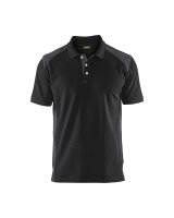 Polo Shirt Schwarz/Mittelgrau (Blåkläder)
