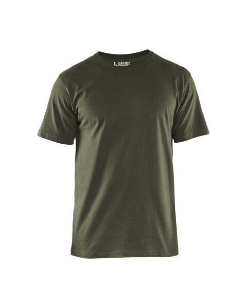 T-Shirt 5er-Pack Armygrün (Blåkläder)