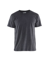 T-Shirt 5er-Pack Schwarz Melange (Blåkläder)