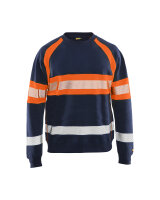 High Vis Sweater Marineblau/Orange (Blåkläder)