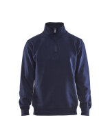 Sweater mit Half-Zip Marineblau (Blåkläder)