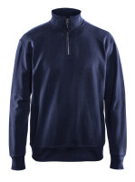 Sweatshirt mit Half-Zip Marineblau (Blåkläder)