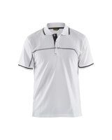 Polo Shirt Weiß/Dunkelgrau (Blåkläder)