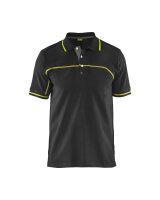 Polo Shirt Schwarz/Gelb (Blåkläder)
