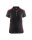 Damen Polo Shirt Schwarz/Rot (Blåkläder)