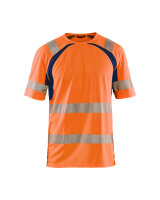 UV T-Shirt High Vis High Vis Orange/Marineblau...