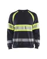 Multinorm Sweatshirt Marineblau/ High Vis Gelb...
