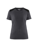 T-shirt Two-colored Women Grey/Black (Blåkläder)