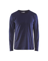 Langarm T-Shirt Marineblau (Blåkläder)