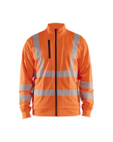 Sweatshirt High Vis Full-zip Orange (Blåkläder)