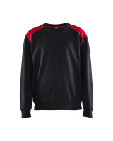Sweatshirt Schwarz/Rot (Blåkläder)