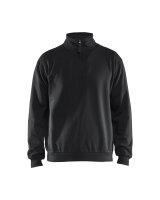 Sweatshirt Half-zip Schwarz (Blåkläder)