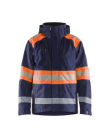 High Vis Shell Jacket Marinblau/Orange...