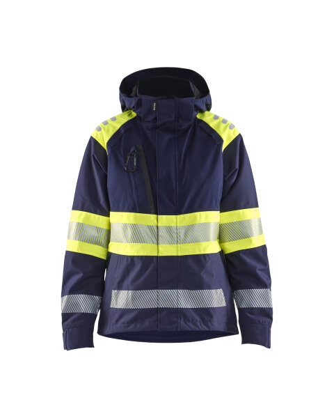 High Vis Shell Jacket women´s Marineblau/Gelb (Blåkläder)