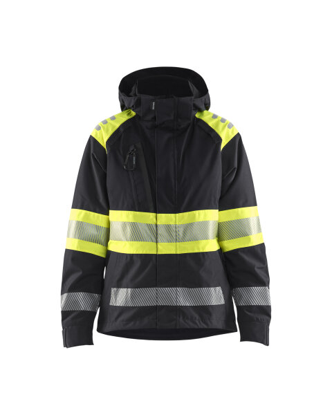 High Vis Shell Jacket women´s Schwarz/Gelb (Blåkläder)