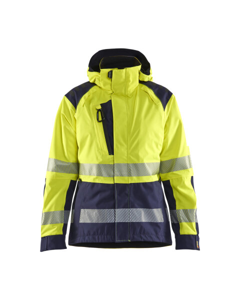 Hi-vis shell jacket women´s Gelb/Marineblau (Blåkläder)