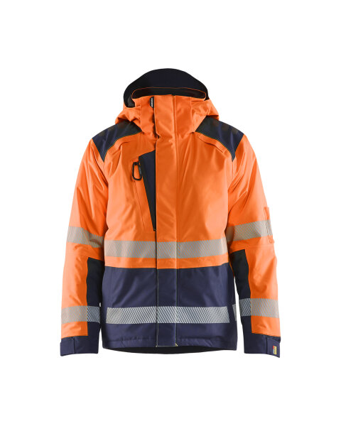 Hi-vis winter jacket Orange/Marineblau (Blåkläder)