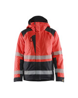 Hi-vis winter jacket High Vis Rot/Schwarz...