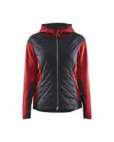 Damen Hybrid Jacke Rot/Schwarz (Blåkläder)