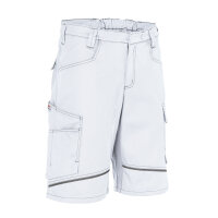 KÜBLER ICONIQ cotton Shorts - weiß/anthrazit -...