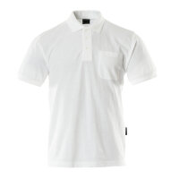 Polo-Shirt mit Brusttasche MASCOT® Borneo (Weiß)
