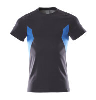 T-Shirt MASCOT® (Schwarzblau/Azurblau)