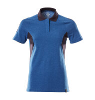 Polo-Shirt MASCOT® (Azurblau/Schwarzblau)