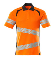 Polo-Shirt MASCOT® (Hi-vis Orange/Schwarzblau)