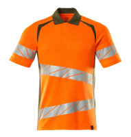 Polo-Shirt MASCOT® (Hi-vis Orange/Moosgrün)