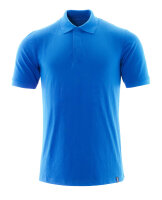 Polo-Shirt  (Azurblau)