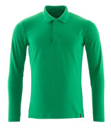 Polo-Shirt, Langarm  (Grasgrün)