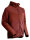 Fleece Kapuzensweatshirt mit Reißverschluss  (Herbstrot)
